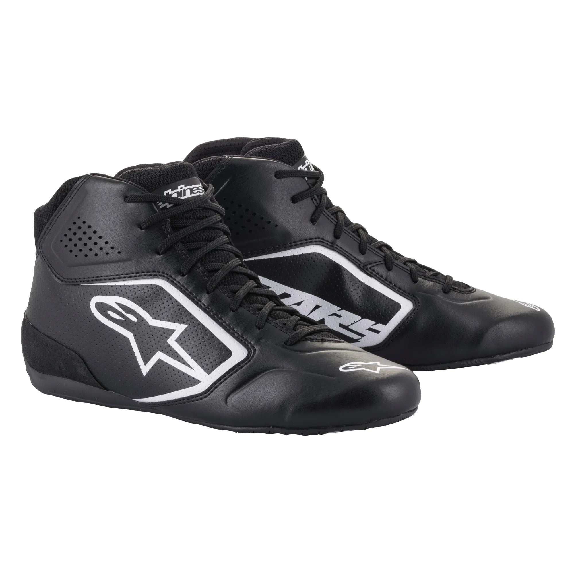 BOTAS ALPINESTARS TECH-1 K START  V2 BLACK WHITE