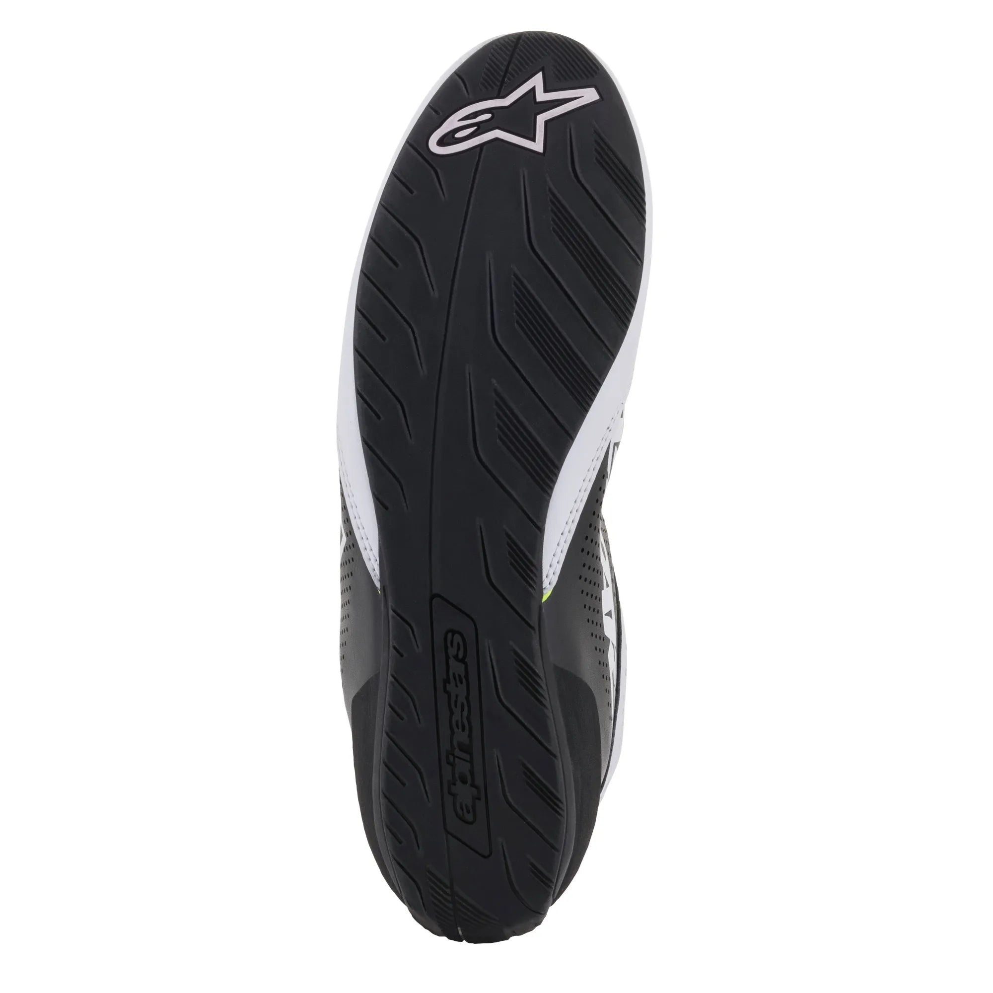 BOTAS ALPINESTARS TECH-1 K START  V2 WHITE BLACK FLUOR