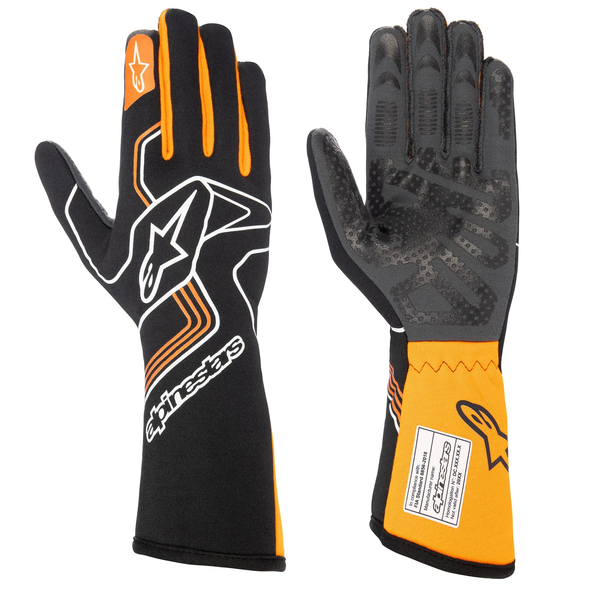 GUANTES ALPINESTARS TECH-1 RACE V4 ORANGE