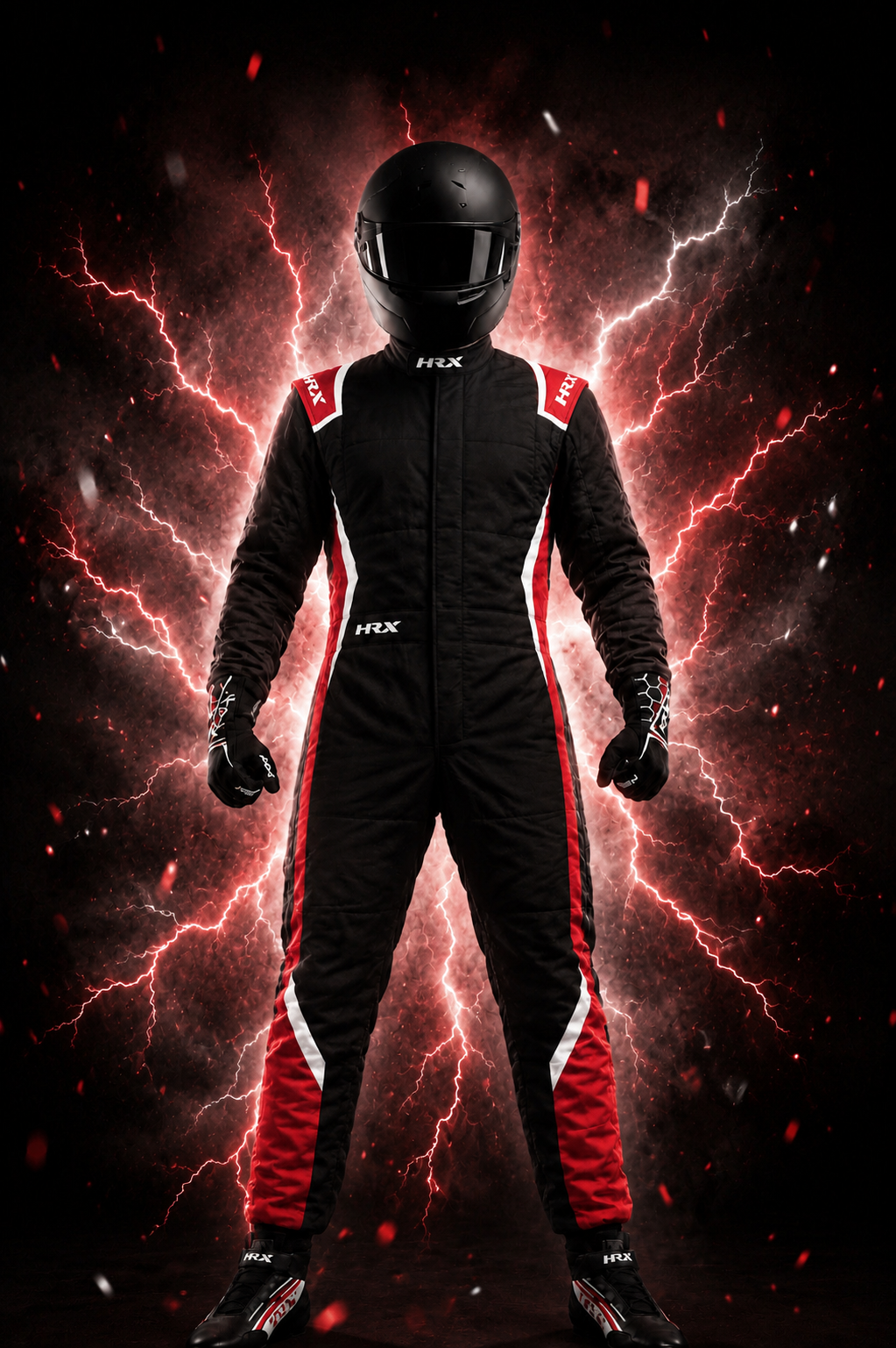 TRAJE HRX VELOCE 2 BLACK RED