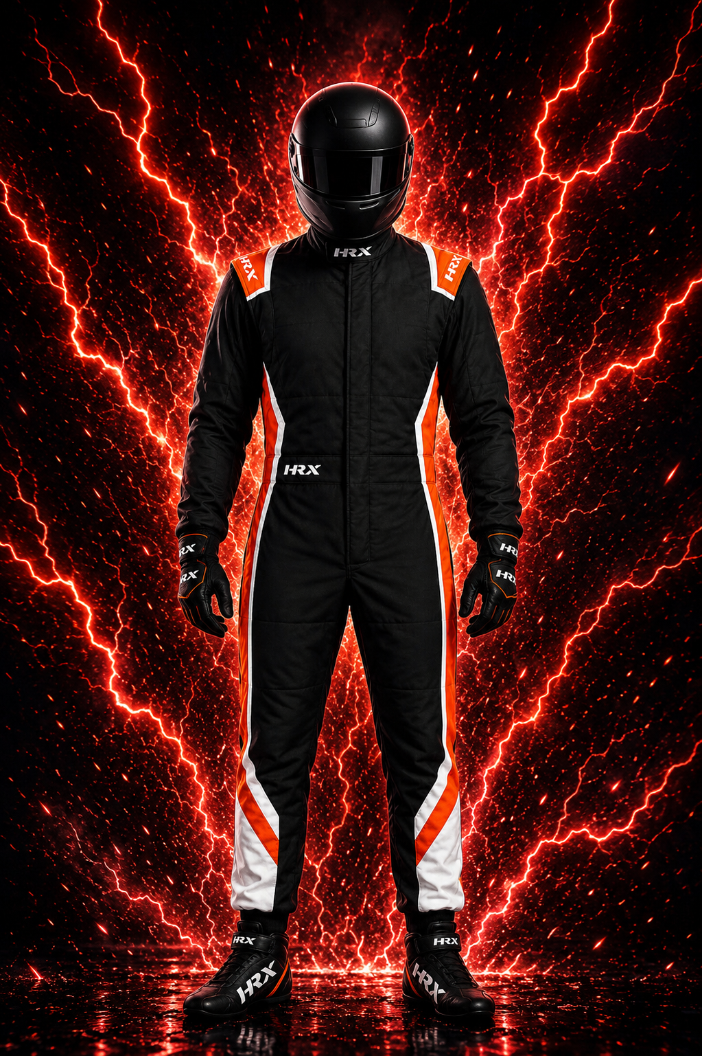 TRAJE HRX VELOCE 2 BLACK ORANGE