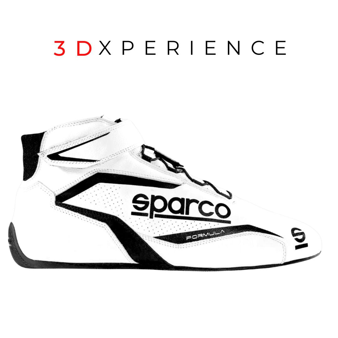 BOTAS SPARCO FORMULA WHITE