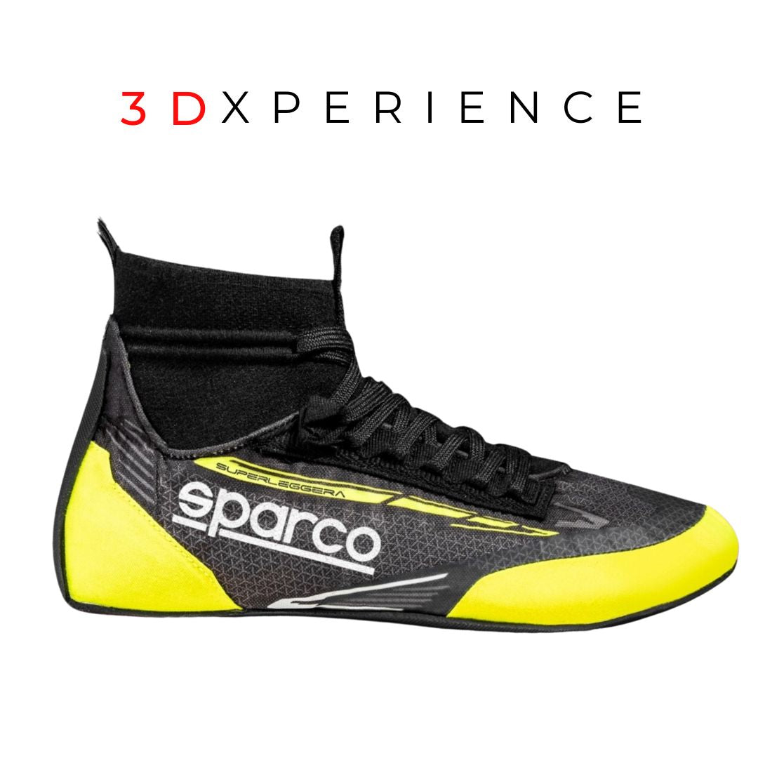 BOTAS SPARCO SUPERLEGGERA BLACK FLUOR