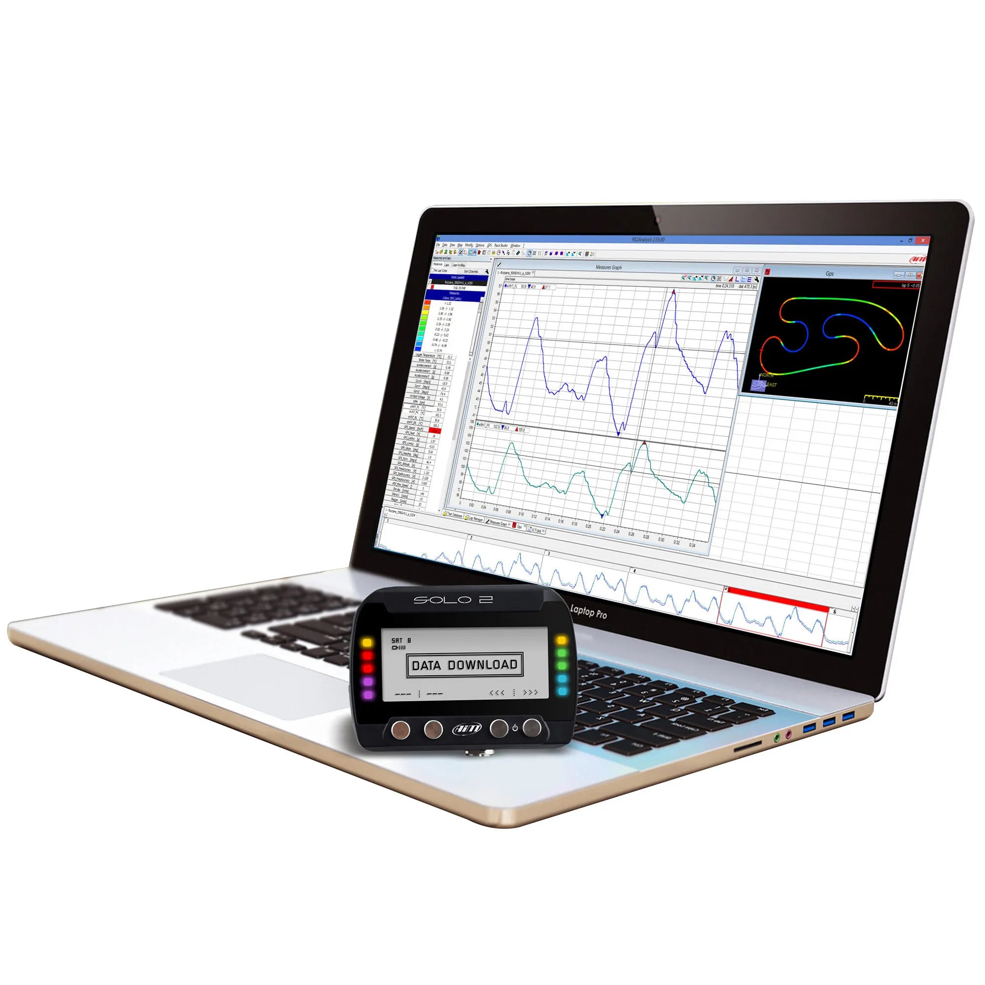 SOLO 2 CRONOMETRO DE VUELTA BASADO EN TECNOLOGIA GPS AIM