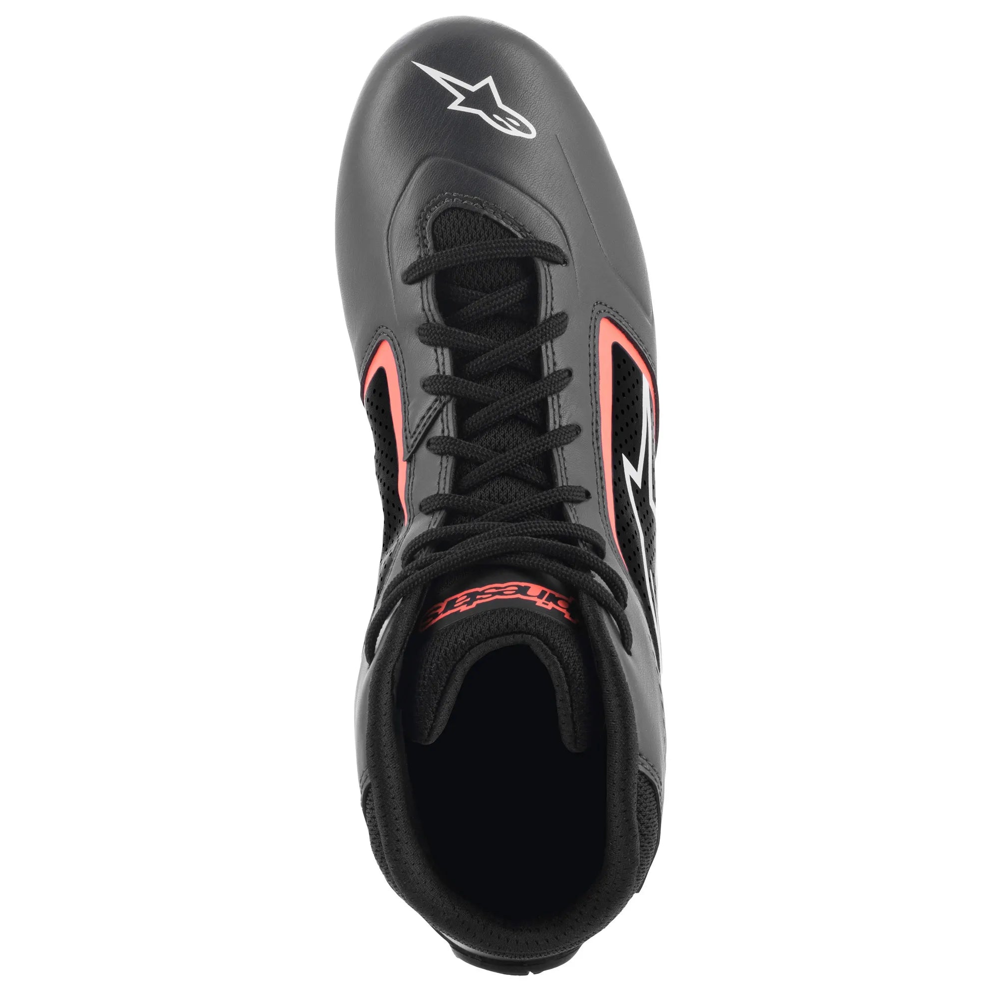 BOTAS ALPINESTARS TECH-1 K START  V2 LIGHT BLACK AND RED FLUOR