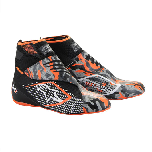 BOTA ALPINESTARS TECH-1 KZ V2 FLUOR ORANGE CAMO