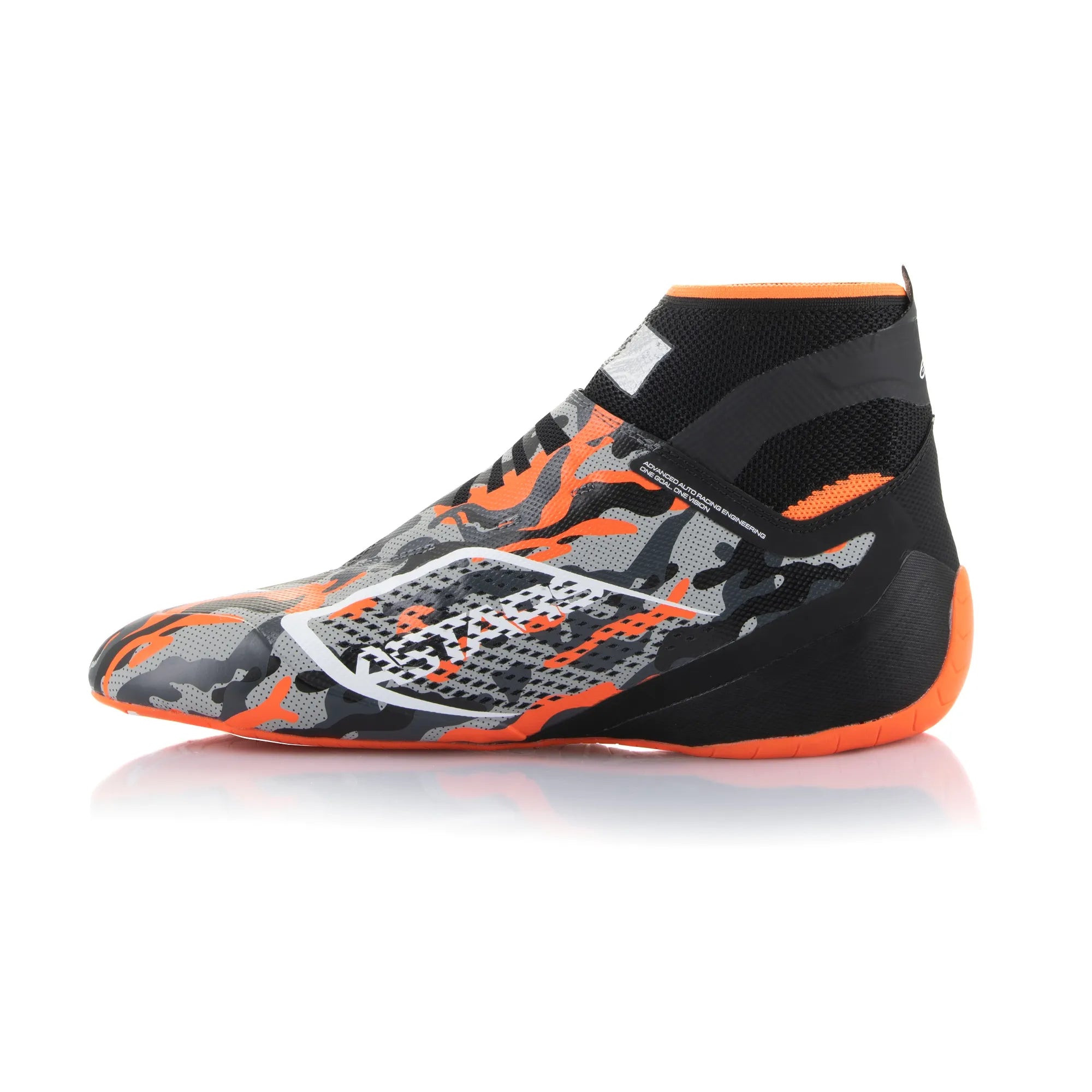BOTA ALPINESTARS TECH-1 KZ V2 FLUOR ORANGE CAMO