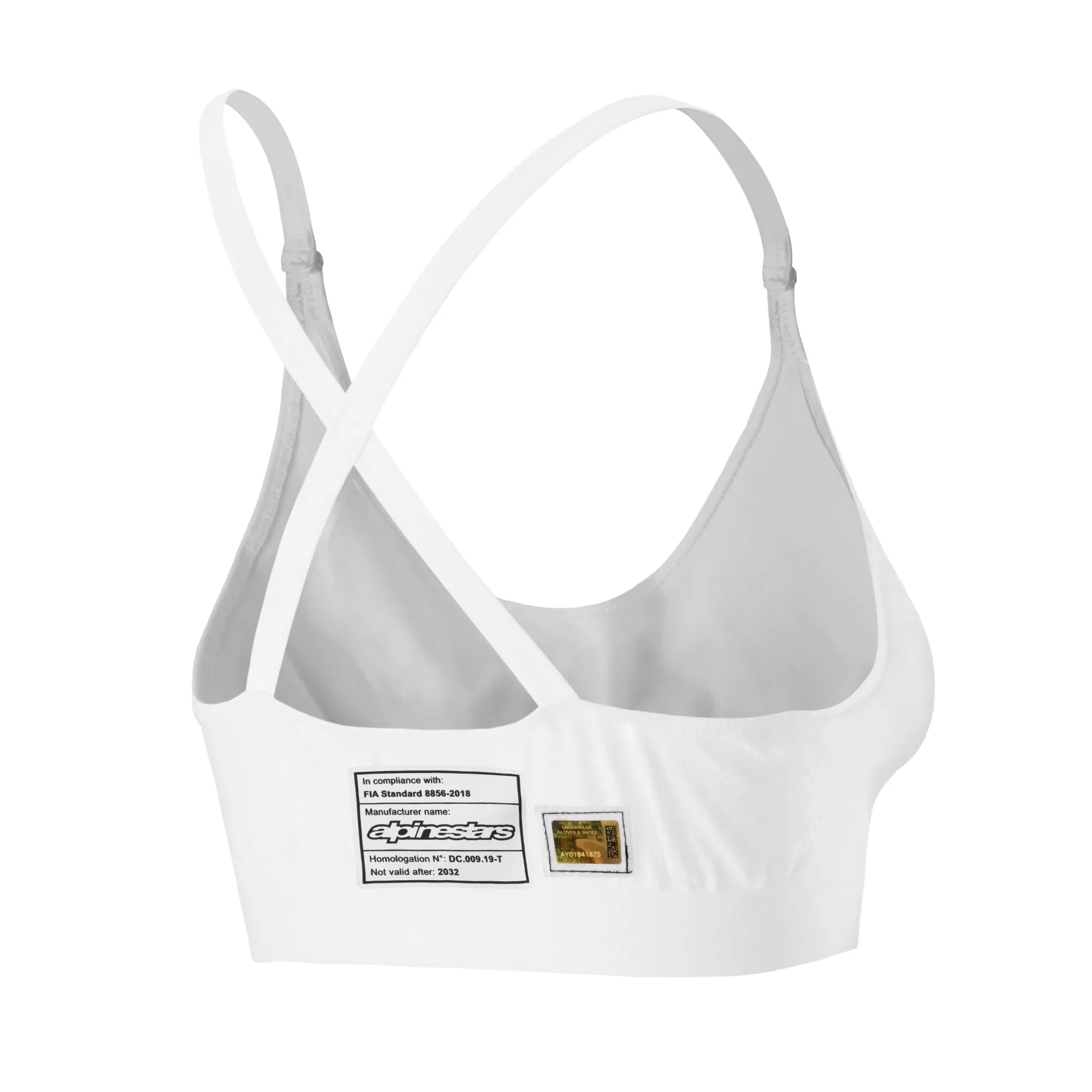 CORPIÑO FIA ALPINESTARS BLANCO