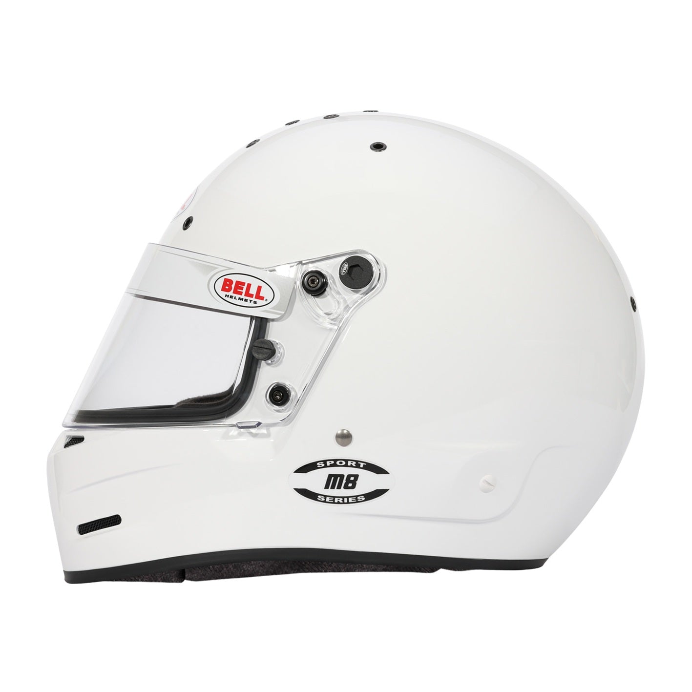 Casco Bell M8 Sport blanco lateral