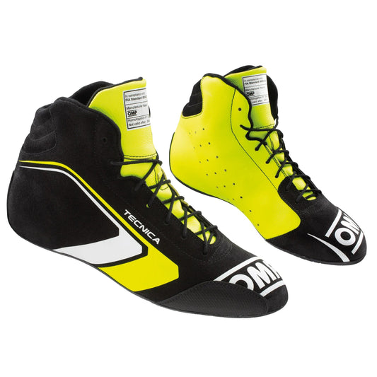 BOTAS OMP TECNICA MIX BLACK FLUOR - INFINITY+
