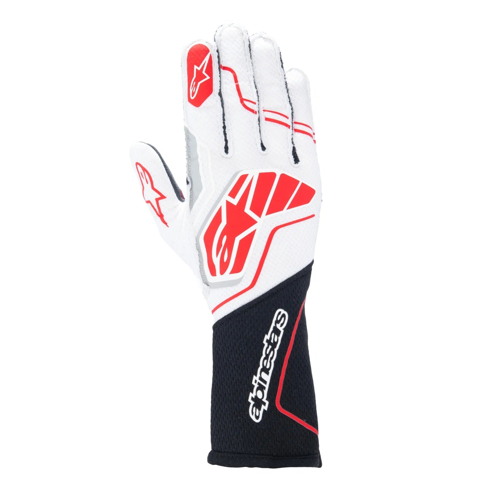 GUANTES ALPINESTARS TECH-1 ZX V4 WHITE BLACK