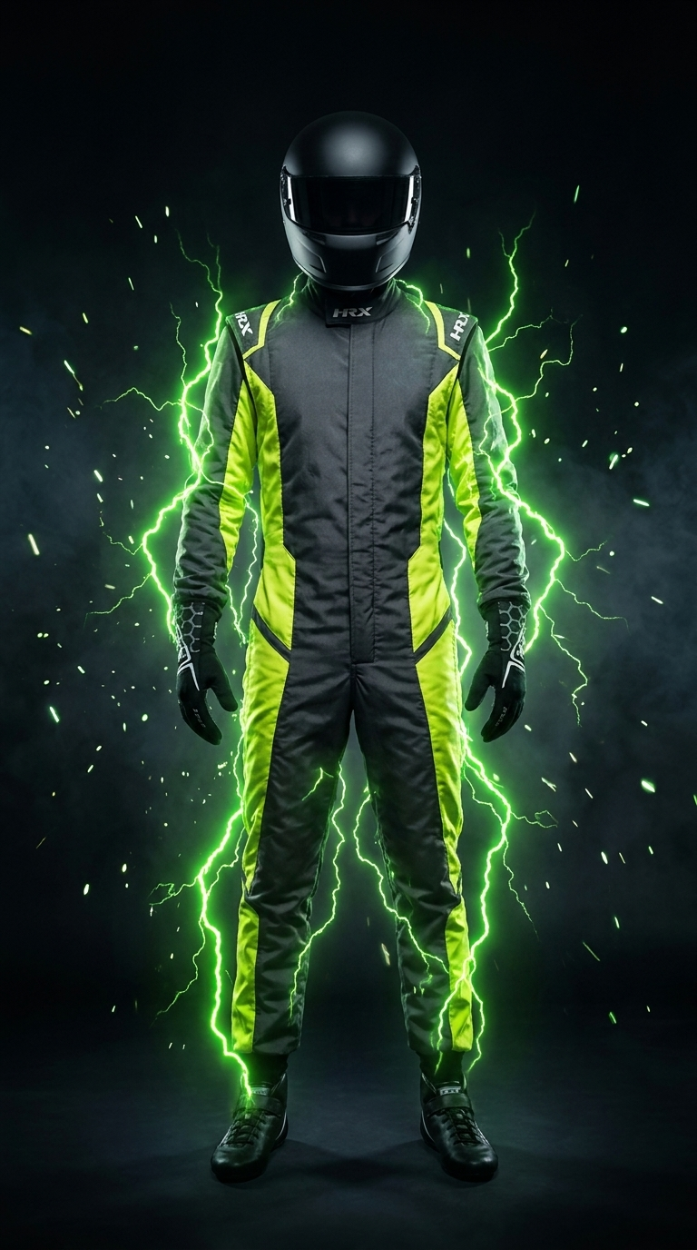 TRAJE HRX ZERO ICON GREY LIME