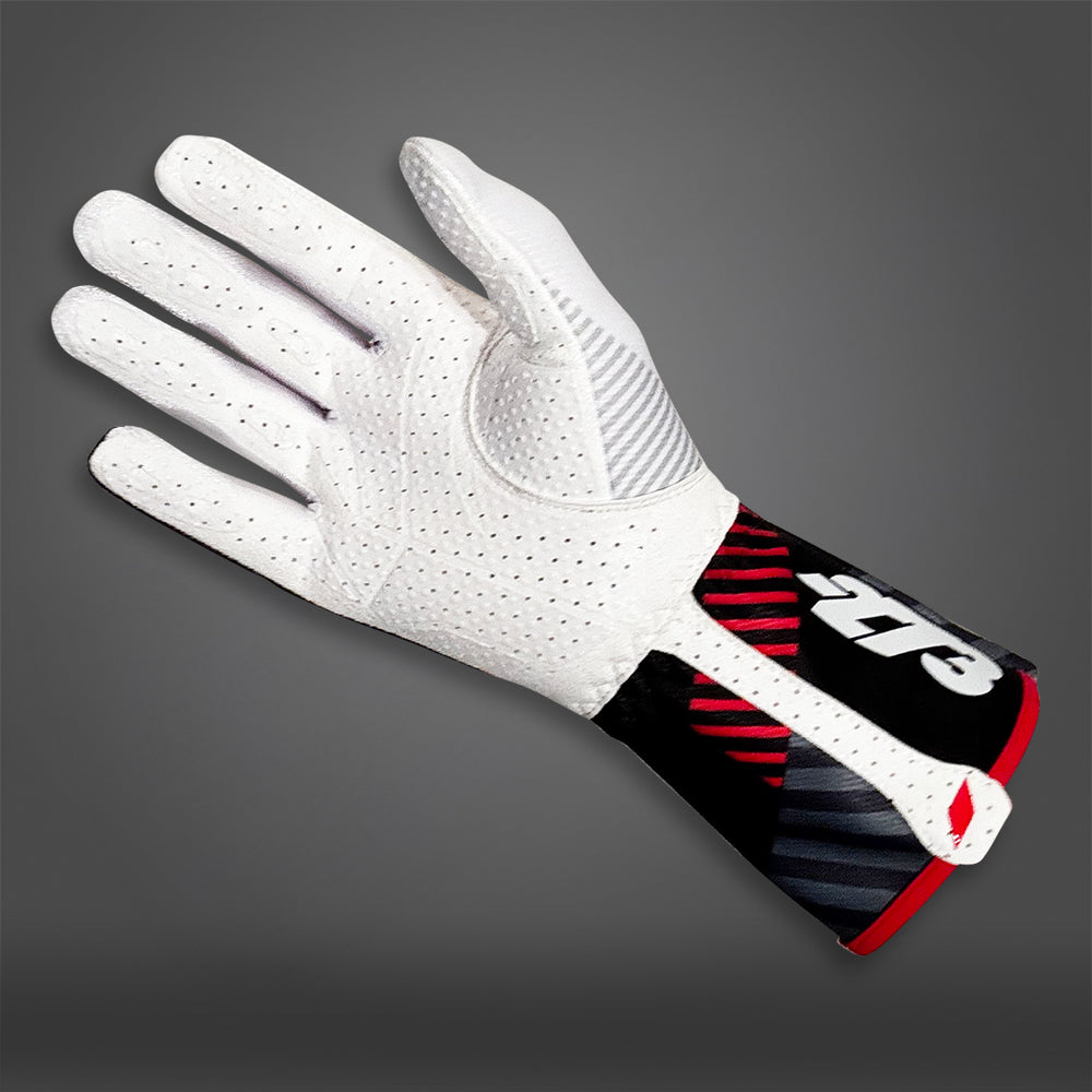 Guantes Minus -273 RS273 Black White Red costura interna 5