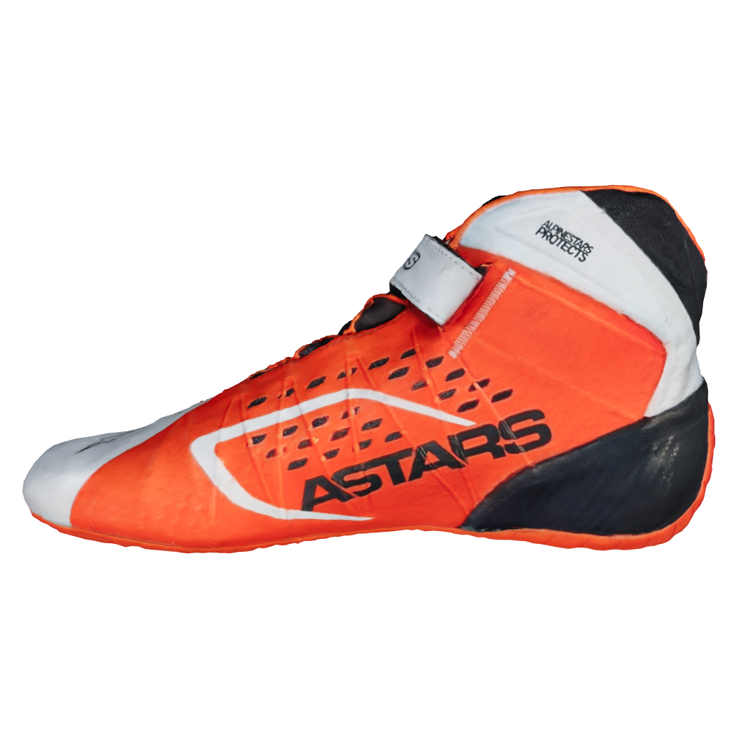 BOTAS ALPINESTARS TECH-1 KX V2 ORANGE AND WHITE