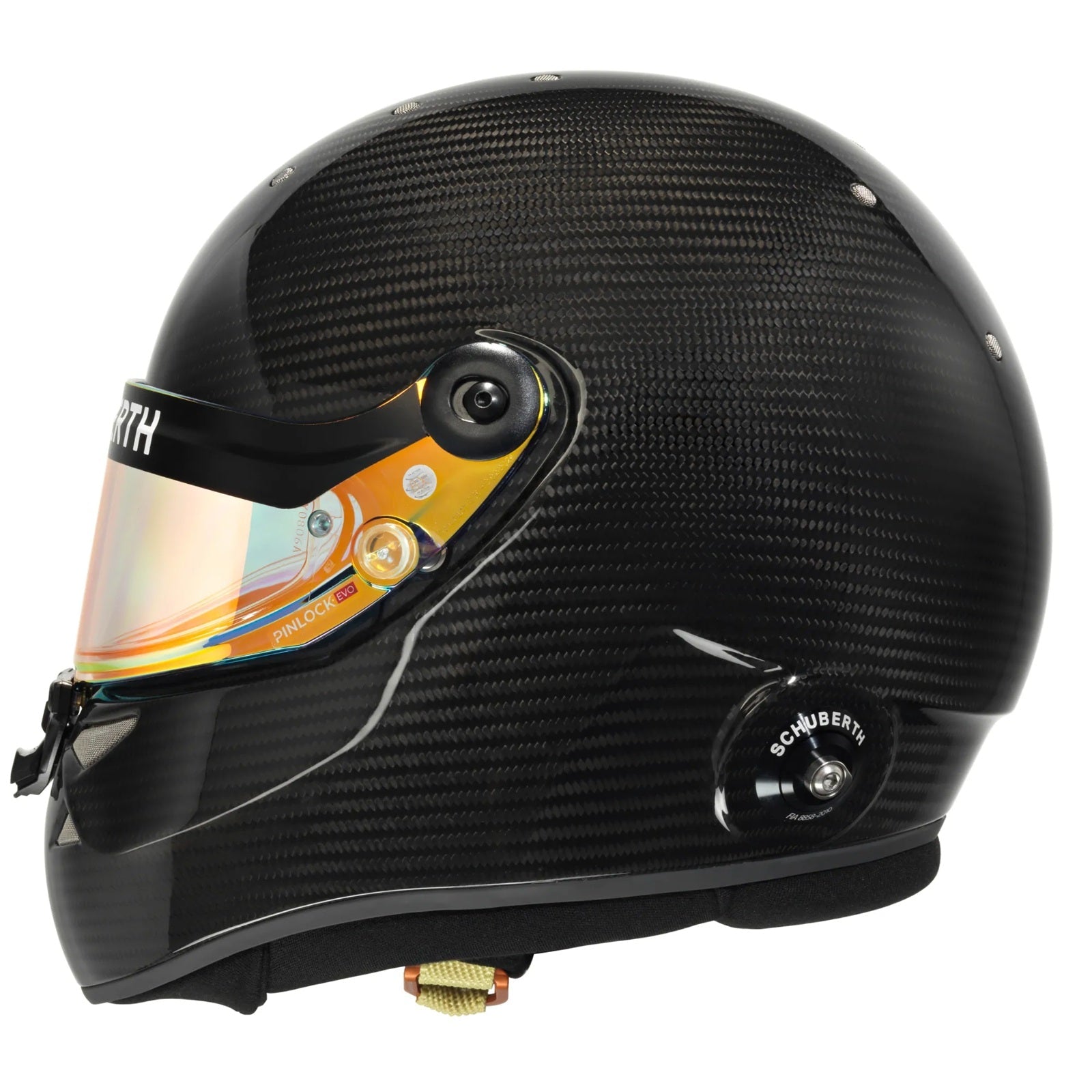 CASCO SCHUBERTH SP1 EVO CARBON SA2025 vista lateral
