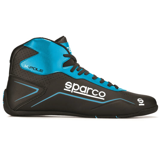 BOTAS SPARCO K-POLE BLACK AND CYAN