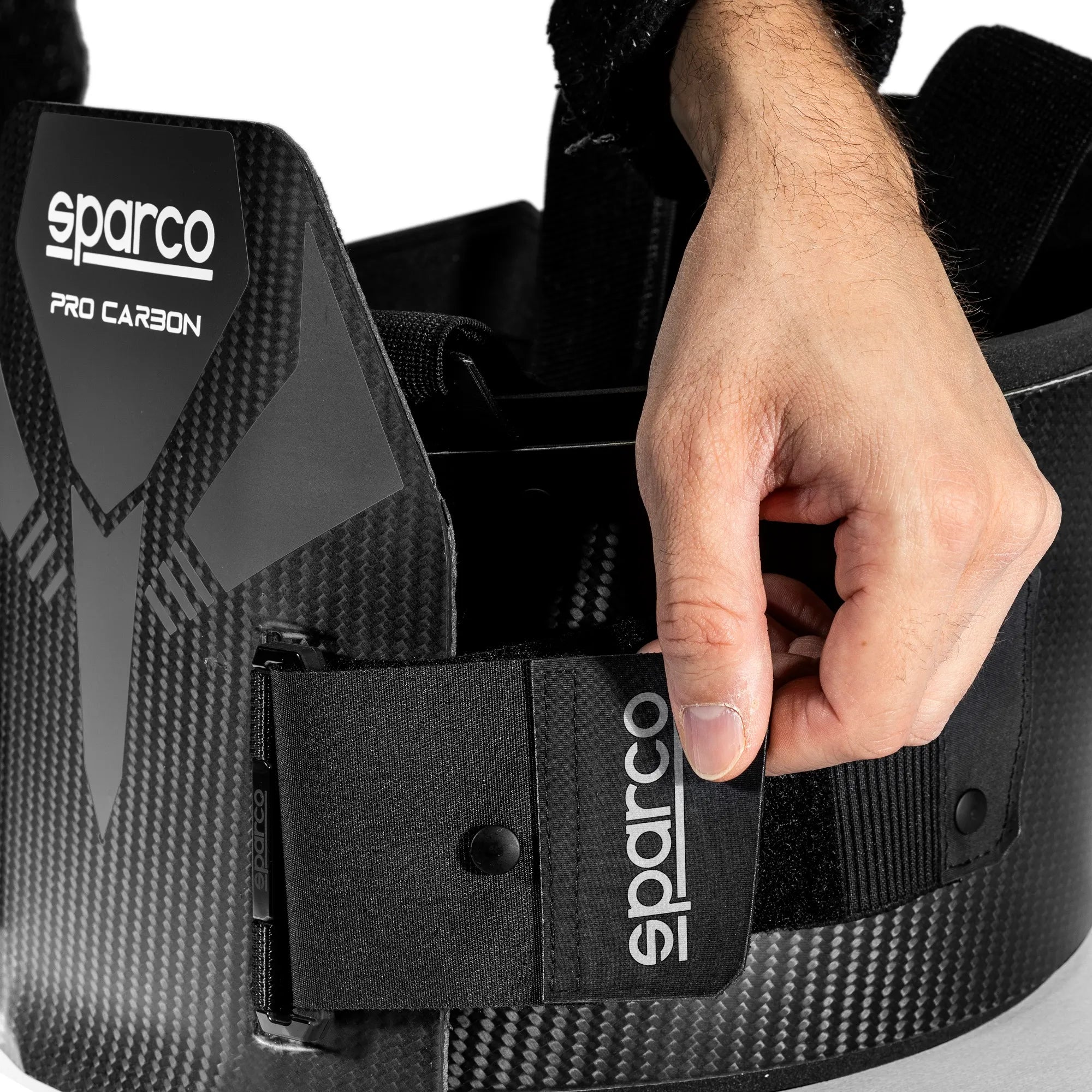 PROTECTOR COSTAL SPARCO CARBONO