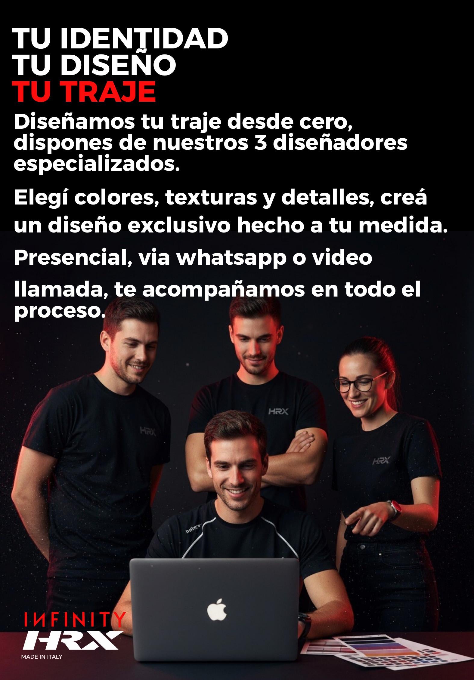 Diseño personalizado del traje HRX Kart