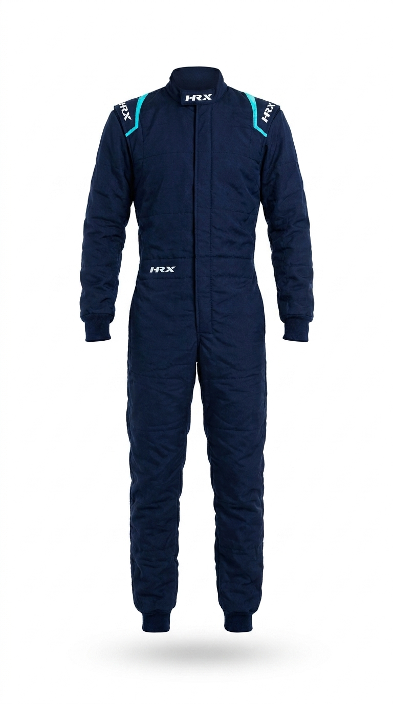TRAJE HRX RACER ONE NAVY CYAN
