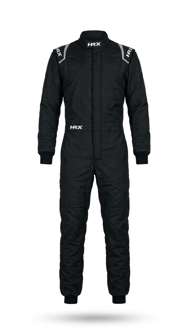 TRAJE HRX RACER ONE BLACK SILVER