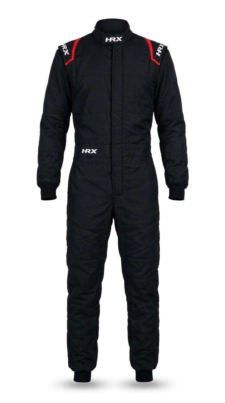 TRAJE HRX RACER ONE BLACK RED