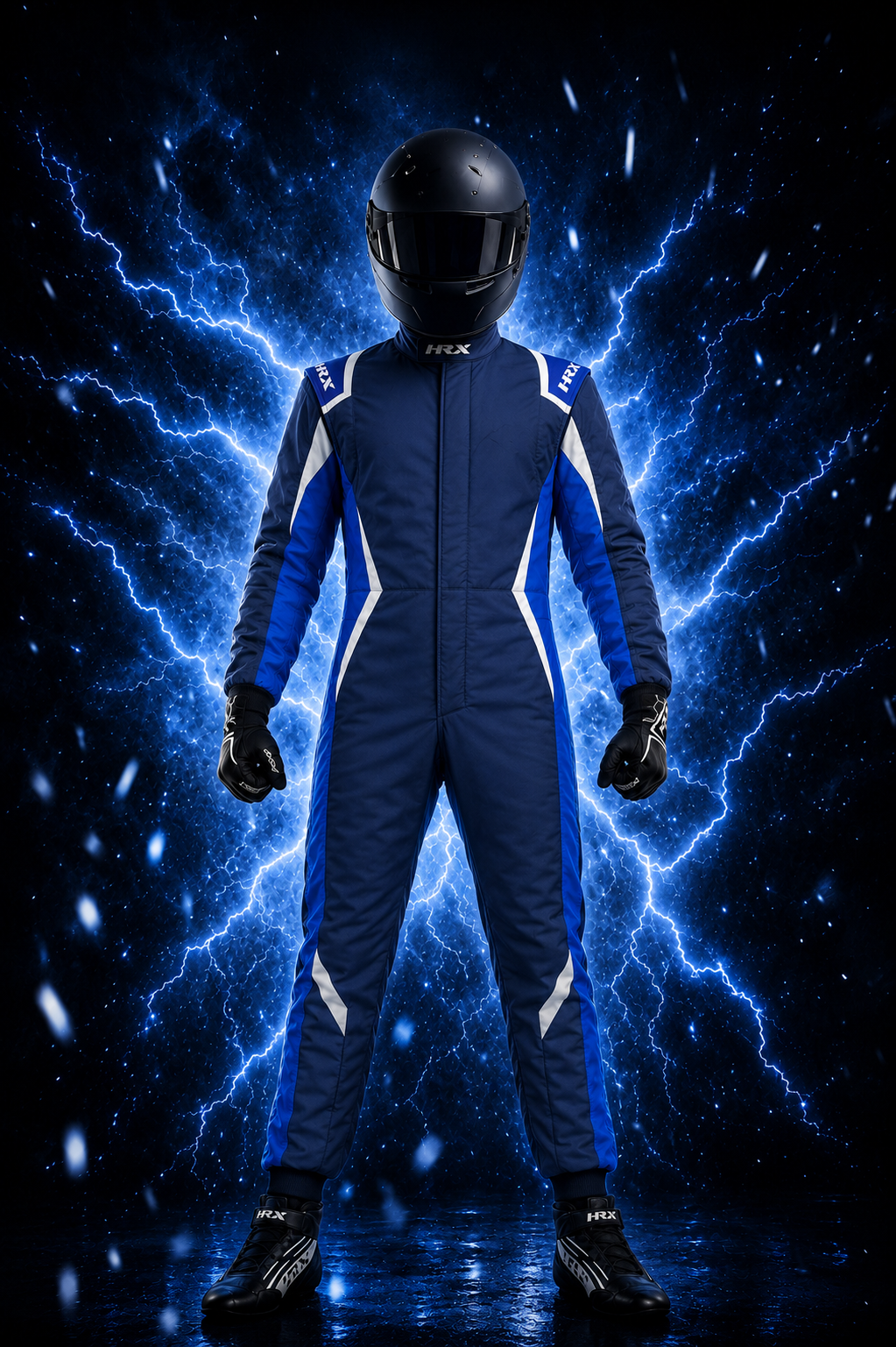 TRAJE HRX VELOCE 2 NAVY BLUE WHITE ARTE