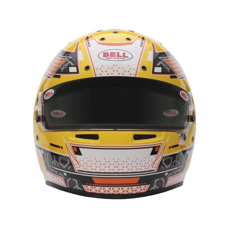 BELL RS7-K STAMINA ANTHRACITE YELLOW - vista lateral